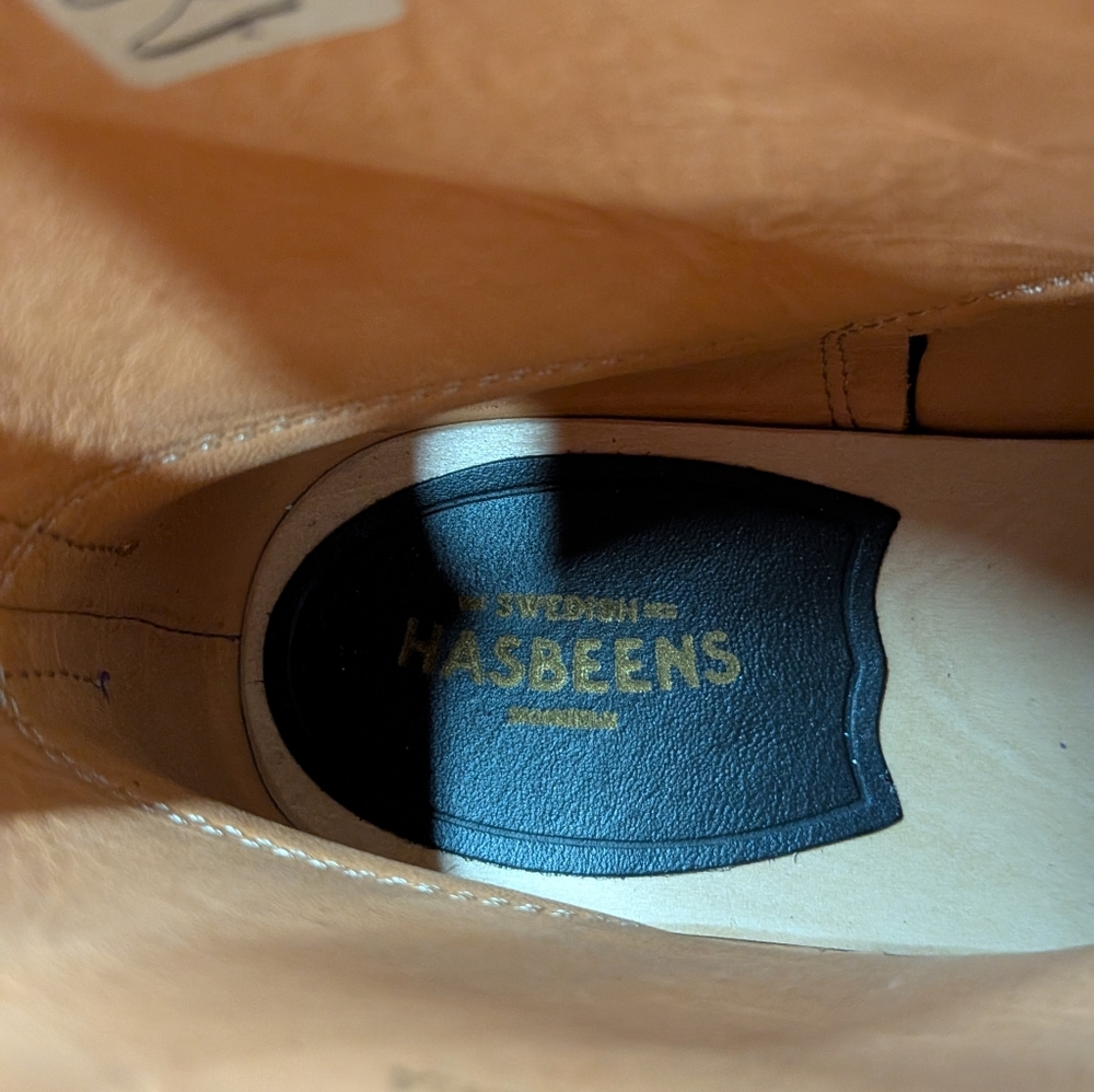 Swedish Hasbeens Viola Clog Boots. New - Picture 11 of 13